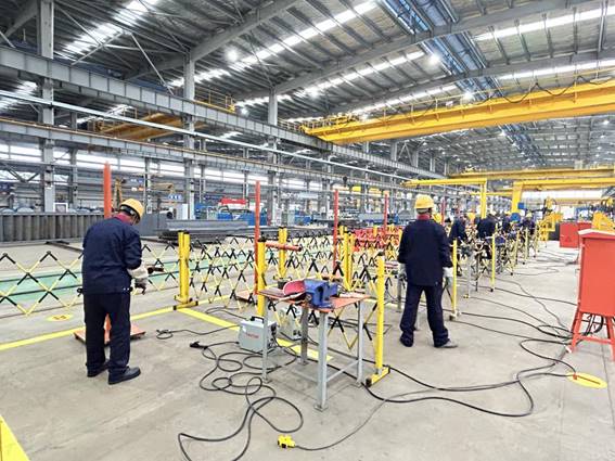 公司舉辦電焊工、電工技術(shù)比武